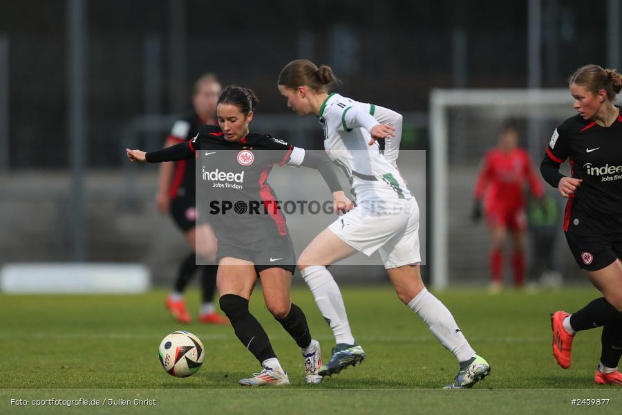sport, action, Stadion am Brentanobad, SGE, Fussball, Frankfurt, Eintracht Frankfurt II, DFB, Borussia Mönchengladbach, BMG, 2. Frauen-Bundesliga, 15.12.2024 - Bild-ID: 2459877 sport, action, Stadion am Brentanobad, SGE, Fussball, Frankfurt, Eintracht Frankfurt II, DFB, Borussia Mönchengladbach, BMG, 2. Frauen-Bundesliga, 15.12.2024 - Bild-ID: 2459877