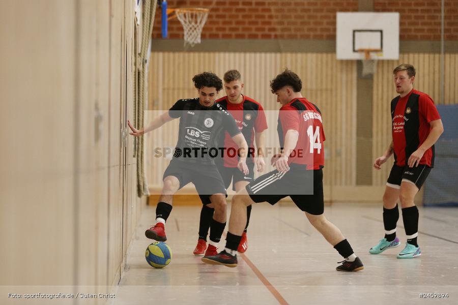 Sinngrundhalle, Burgsinn, 27.12.2024, sport, action, Fussball, BFV, Hallenfussball, 27. Hagemann Midnight-Event 2024, SG Burgsinn, TuS Frammersbach - Bild-ID: 2459894 Sinngrundhalle, Burgsinn, 27.12.2024, sport, action, Fussball, BFV, Hallenfussball, 27. Hagemann Midnight-Event 2024, SG Burgsinn, TuS Frammersbach - Bild-ID: 2459894