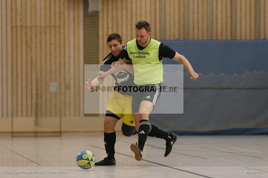 Sinngrundhalle, Burgsinn, 27.12.2024, sport, action, Fussball, BFV, Hallenfussball, 27. Hagemann Midnight-Event 2024, SG Bad-Brückenau Römershag, SV-DJK Wombach - Bild-ID: 2459986