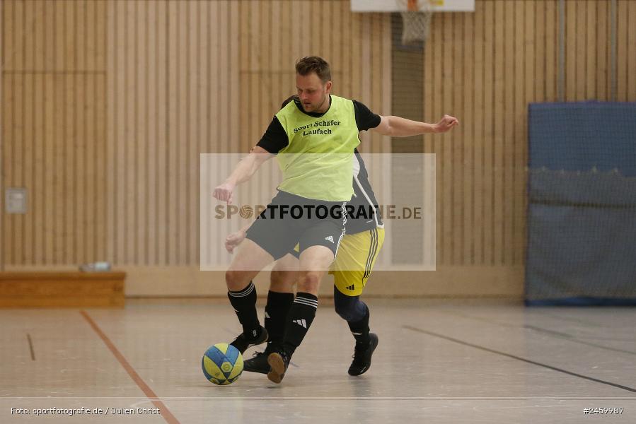 Sinngrundhalle, Burgsinn, 27.12.2024, sport, action, Fussball, BFV, Hallenfussball, 27. Hagemann Midnight-Event 2024, SG Bad-Brückenau Römershag, SV-DJK Wombach - Bild-ID: 2459987