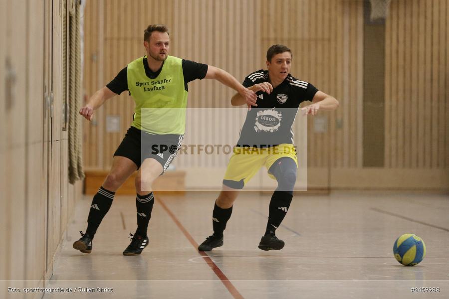 Sinngrundhalle, Burgsinn, 27.12.2024, sport, action, Fussball, BFV, Hallenfussball, 27. Hagemann Midnight-Event 2024, SG Bad-Brückenau Römershag, SV-DJK Wombach - Bild-ID: 2459988