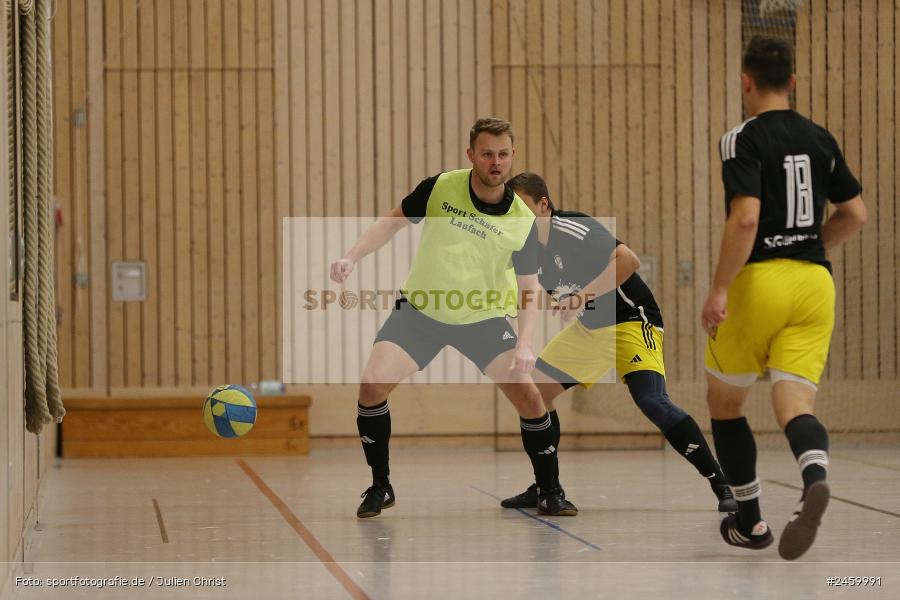 Sinngrundhalle, Burgsinn, 27.12.2024, sport, action, Fussball, BFV, Hallenfussball, 27. Hagemann Midnight-Event 2024, SG Bad-Brückenau Römershag, SV-DJK Wombach - Bild-ID: 2459991