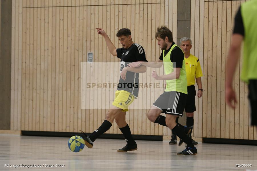 Sinngrundhalle, Burgsinn, 27.12.2024, sport, action, Fussball, BFV, Hallenfussball, 27. Hagemann Midnight-Event 2024, SG Bad-Brückenau Römershag, SV-DJK Wombach - Bild-ID: 2459997 Sinngrundhalle, Burgsinn, 27.12.2024, sport, action, Fussball, BFV, Hallenfussball, 27. Hagemann Midnight-Event 2024, SG Bad-Brückenau Römershag, SV-DJK Wombach - Bild-ID: 2459997
