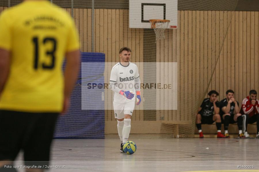 sport, action, TuS Frammersbach, Sinngrundhalle, SG Laudenbach-Himmelstadt, Hallenfussball, Fussball, Burgsinn, BFV, 27.12.2024, 27. Hagemann Midnight-Event 2024 - Bild-ID: 2460023