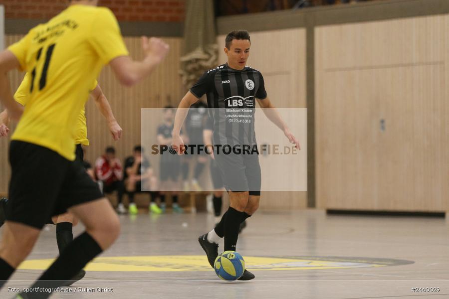 sport, action, TuS Frammersbach, Sinngrundhalle, SG Laudenbach-Himmelstadt, Hallenfussball, Fussball, Burgsinn, BFV, 27.12.2024, 27. Hagemann Midnight-Event 2024 - Bild-ID: 2460029