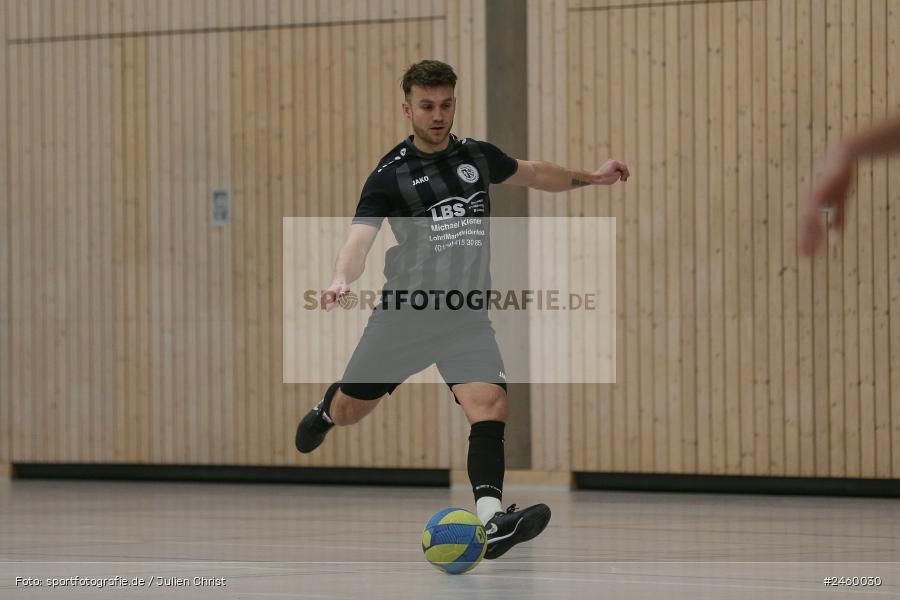 sport, action, TuS Frammersbach, Sinngrundhalle, SG Laudenbach-Himmelstadt, Hallenfussball, Fussball, Burgsinn, BFV, 27.12.2024, 27. Hagemann Midnight-Event 2024 - Bild-ID: 2460030