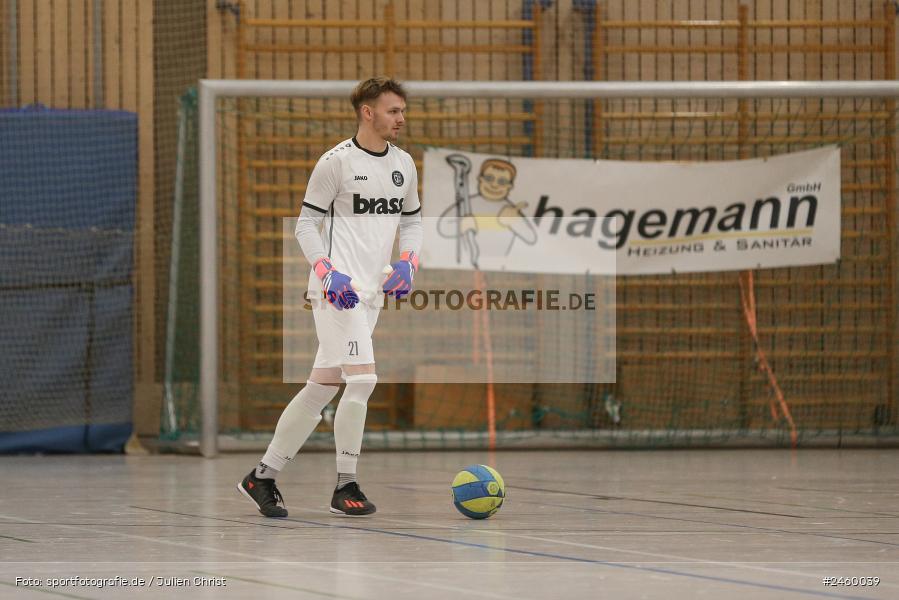 sport, action, TuS Frammersbach, Sinngrundhalle, SG Laudenbach-Himmelstadt, Hallenfussball, Fussball, Burgsinn, BFV, 27.12.2024, 27. Hagemann Midnight-Event 2024 - Bild-ID: 2460039