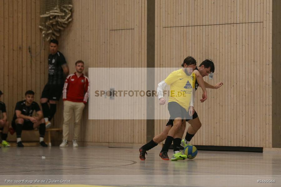 sport, action, TuS Frammersbach, Sinngrundhalle, SG Laudenbach-Himmelstadt, Hallenfussball, Fussball, Burgsinn, BFV, 27.12.2024, 27. Hagemann Midnight-Event 2024 - Bild-ID: 2460044