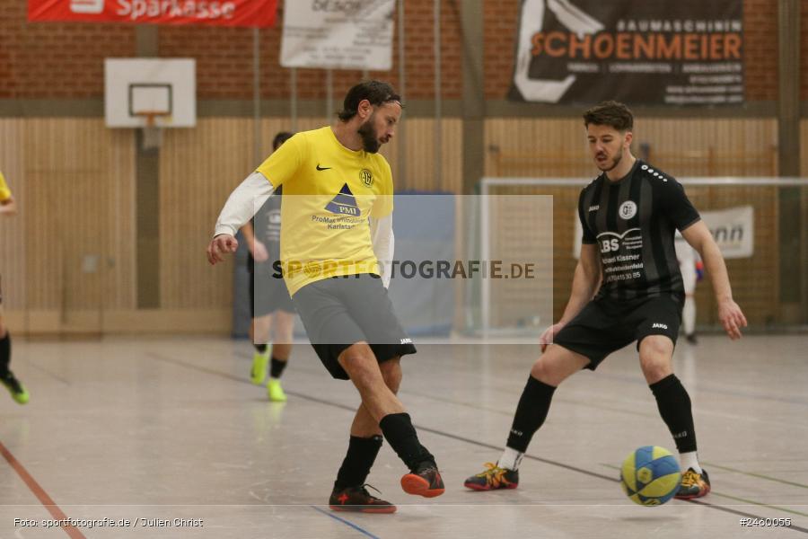 sport, action, TuS Frammersbach, Sinngrundhalle, SG Laudenbach-Himmelstadt, Hallenfussball, Fussball, Burgsinn, BFV, 27.12.2024, 27. Hagemann Midnight-Event 2024 - Bild-ID: 2460055