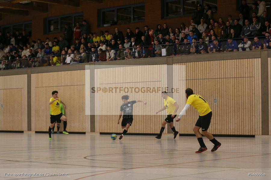 sport, action, TuS Frammersbach, Sinngrundhalle, SG Laudenbach-Himmelstadt, Hallenfussball, Fussball, Burgsinn, BFV, 27.12.2024, 27. Hagemann Midnight-Event 2024 - Bild-ID: 2460056
