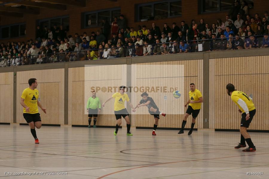 sport, action, TuS Frammersbach, Sinngrundhalle, SG Laudenbach-Himmelstadt, Hallenfussball, Fussball, Burgsinn, BFV, 27.12.2024, 27. Hagemann Midnight-Event 2024 - Bild-ID: 2460057