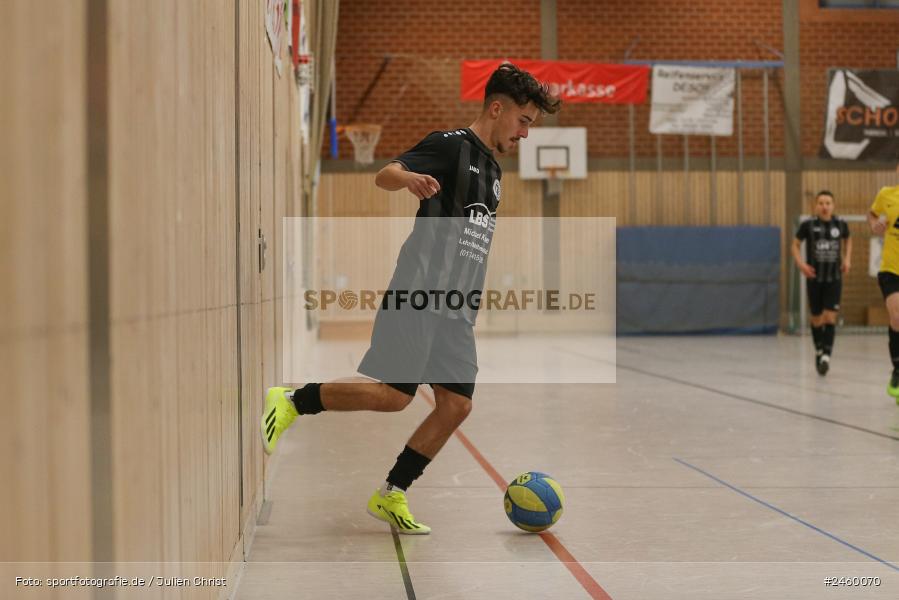 sport, action, TuS Frammersbach, Sinngrundhalle, SG Laudenbach-Himmelstadt, Hallenfussball, Fussball, Burgsinn, BFV, 27.12.2024, 27. Hagemann Midnight-Event 2024 - Bild-ID: 2460070