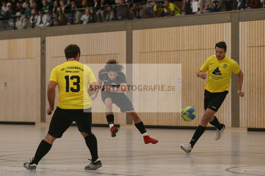 sport, action, TuS Frammersbach, Sinngrundhalle, SG Laudenbach-Himmelstadt, Hallenfussball, Fussball, Burgsinn, BFV, 27.12.2024, 27. Hagemann Midnight-Event 2024 - Bild-ID: 2460074