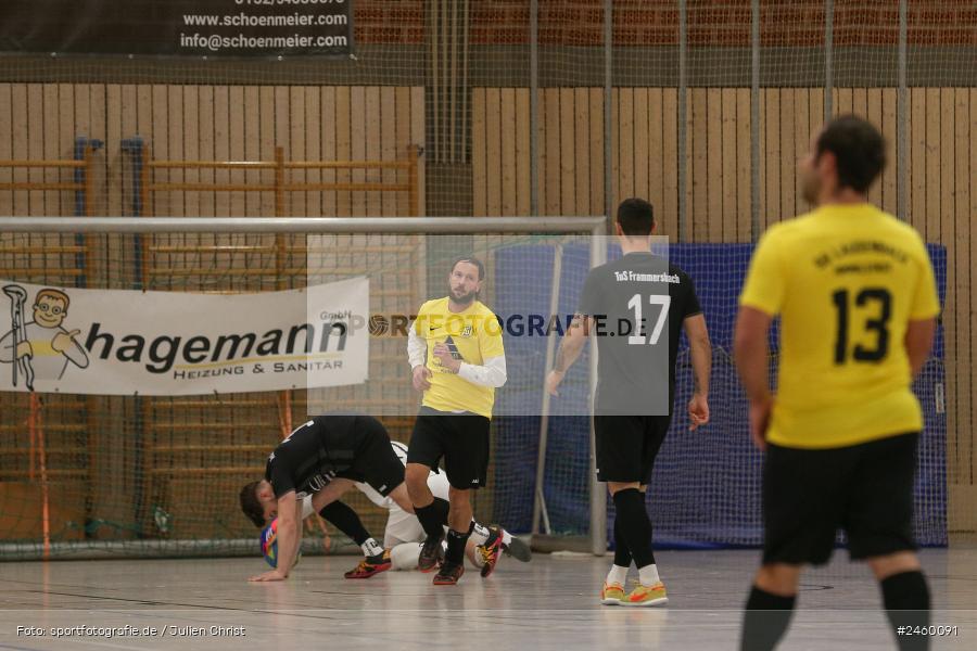 sport, action, TuS Frammersbach, Sinngrundhalle, SG Laudenbach-Himmelstadt, Hallenfussball, Fussball, Burgsinn, BFV, 27.12.2024, 27. Hagemann Midnight-Event 2024 - Bild-ID: 2460091