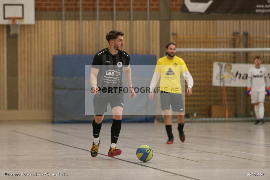 sport, action, TuS Frammersbach, Sinngrundhalle, SG Laudenbach-Himmelstadt, Hallenfussball, Fussball, Burgsinn, BFV, 27.12.2024, 27. Hagemann Midnight-Event 2024 - Bild-ID: 2460093