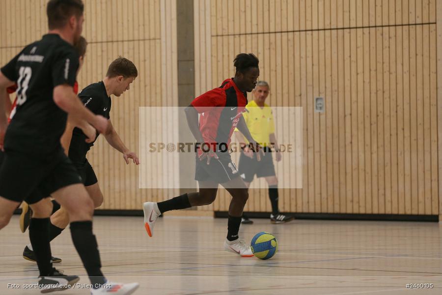 sport, action, Sinngrundhalle, SG Burgsinn, Hallenfussball, Fussball, FV Gemünden/Seifriedsburg, Burgsinn, BFV, 27.12.2024, 27. Hagemann Midnight-Event 2024 - Bild-ID: 2460105