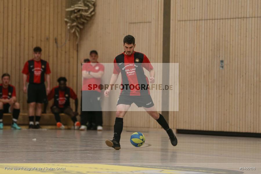 sport, action, Sinngrundhalle, SG Burgsinn, Hallenfussball, Fussball, FV Gemünden/Seifriedsburg, Burgsinn, BFV, 27.12.2024, 27. Hagemann Midnight-Event 2024 - Bild-ID: 2460108 sport, action, Sinngrundhalle, SG Burgsinn, Hallenfussball, Fussball, FV Gemünden/Seifriedsburg, Burgsinn, BFV, 27.12.2024, 27. Hagemann Midnight-Event 2024 - Bild-ID: 2460108