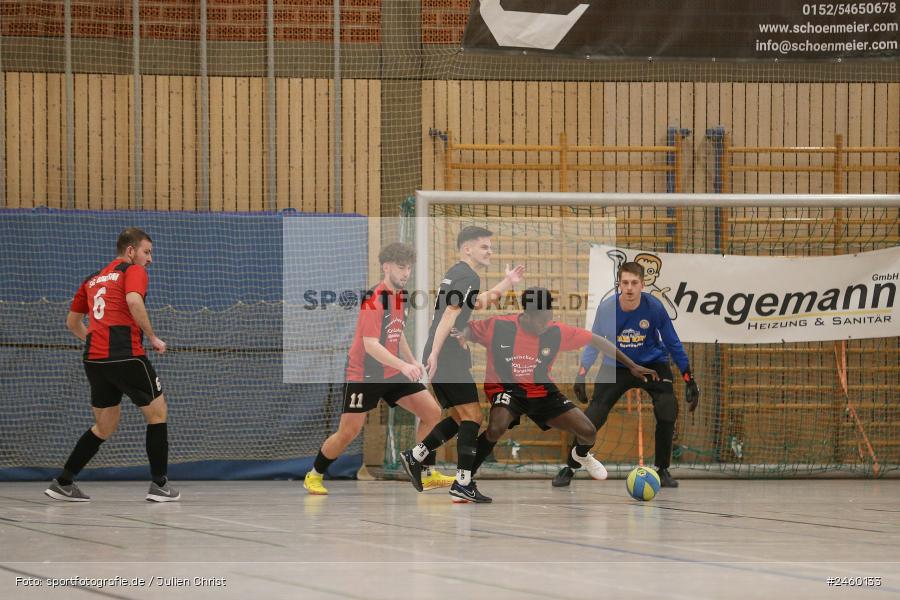sport, action, Sinngrundhalle, SG Burgsinn, Hallenfussball, Fussball, FV Gemünden/Seifriedsburg, Burgsinn, BFV, 27.12.2024, 27. Hagemann Midnight-Event 2024 - Bild-ID: 2460133