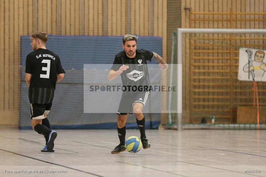 sport, action, Sinngrundhalle, SV-DJK Wombach, Hallenfussball, Fussball, FV Karlstadt, Burgsinn, BFV, 27.12.2024, 27. Hagemann Midnight-Event 2024 - Bild-ID: 2460318