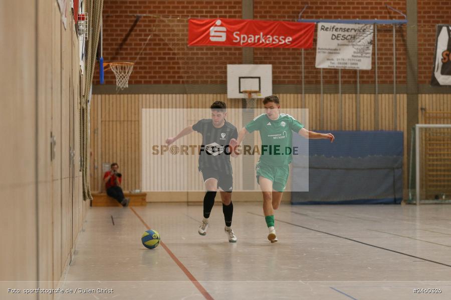 sport, action, Sinngrundhalle, SV-DJK Wombach, Hallenfussball, Fussball, FV Karlstadt, Burgsinn, BFV, 27.12.2024, 27. Hagemann Midnight-Event 2024 - Bild-ID: 2460326