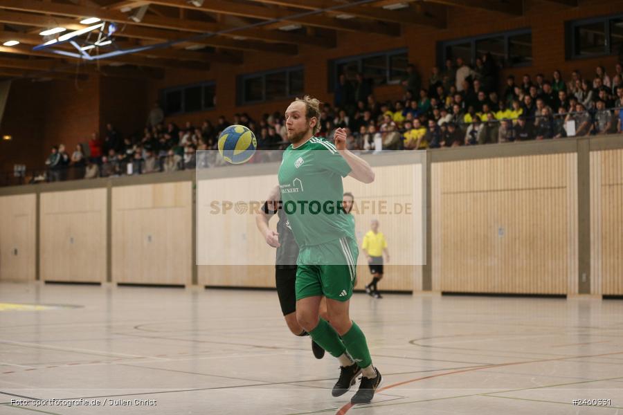 sport, action, Sinngrundhalle, SV-DJK Wombach, Hallenfussball, Fussball, FV Karlstadt, Burgsinn, BFV, 27.12.2024, 27. Hagemann Midnight-Event 2024 - Bild-ID: 2460331