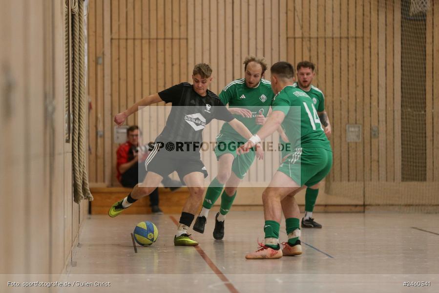 sport, action, Sinngrundhalle, SV-DJK Wombach, Hallenfussball, Fussball, FV Karlstadt, Burgsinn, BFV, 27.12.2024, 27. Hagemann Midnight-Event 2024 - Bild-ID: 2460341