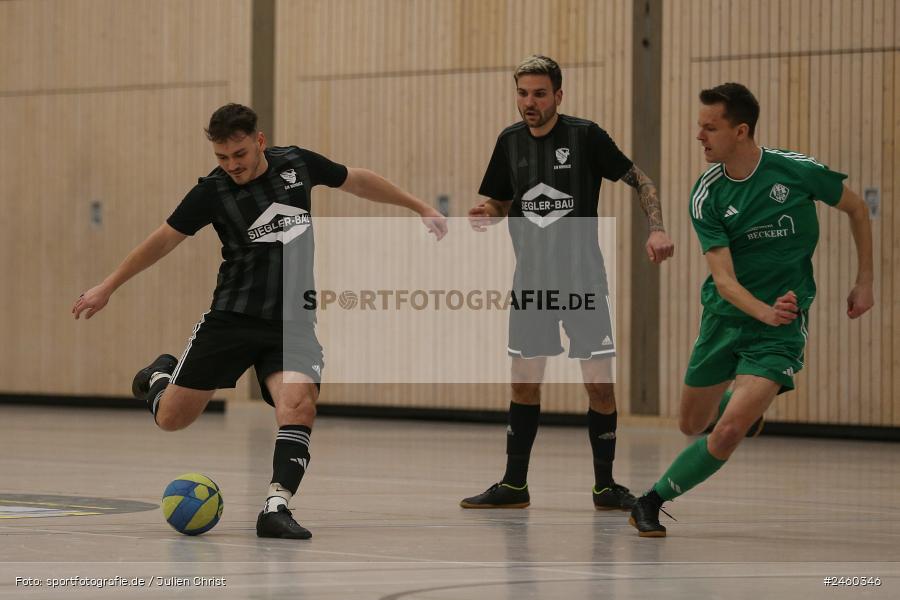 sport, action, Sinngrundhalle, SV-DJK Wombach, Hallenfussball, Fussball, FV Karlstadt, Burgsinn, BFV, 27.12.2024, 27. Hagemann Midnight-Event 2024 - Bild-ID: 2460346