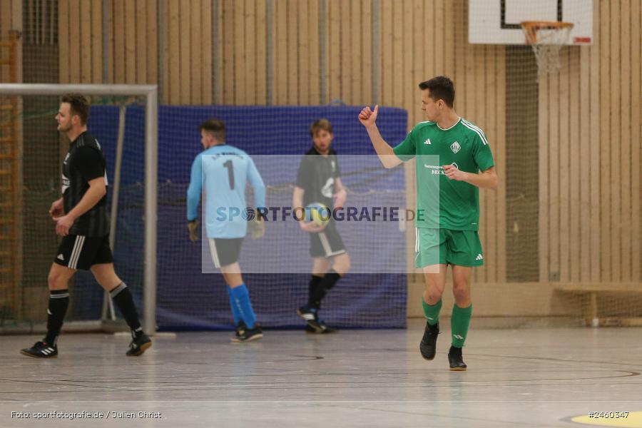 sport, action, Sinngrundhalle, SV-DJK Wombach, Hallenfussball, Fussball, FV Karlstadt, Burgsinn, BFV, 27.12.2024, 27. Hagemann Midnight-Event 2024 - Bild-ID: 2460347