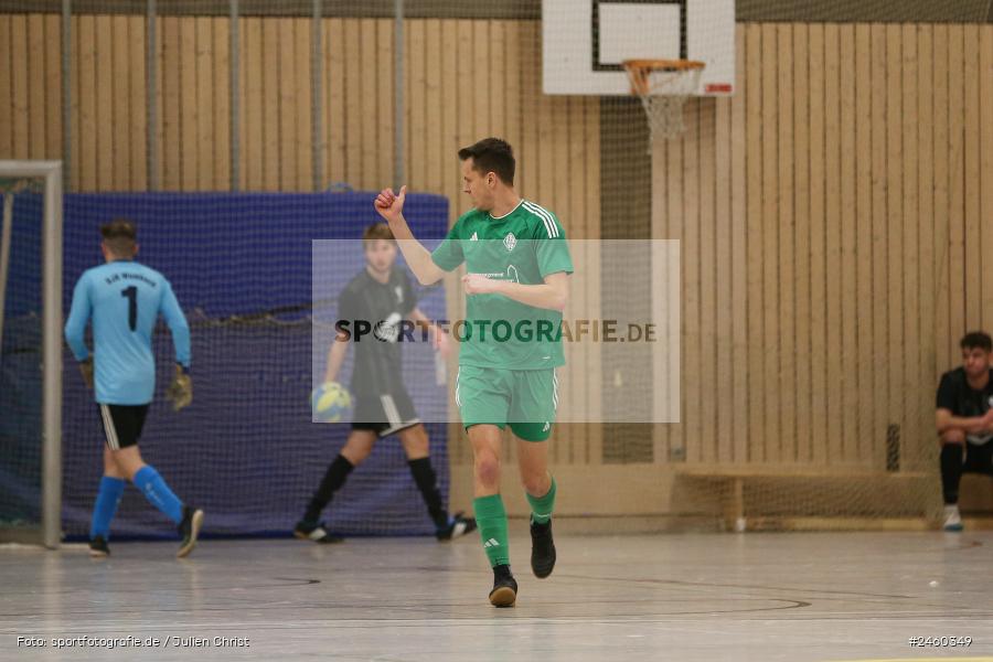 sport, action, Sinngrundhalle, SV-DJK Wombach, Hallenfussball, Fussball, FV Karlstadt, Burgsinn, BFV, 27.12.2024, 27. Hagemann Midnight-Event 2024 - Bild-ID: 2460349