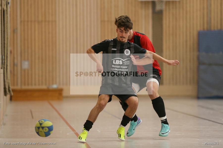 sport, action, TuS Frammersbach, Sinngrundhalle, SG Burgsinn, Hallenfussball, Fussball, Burgsinn, BFV, 27.12.2024, 27. Hagemann Midnight-Event 2024 - Bild-ID: 2460373