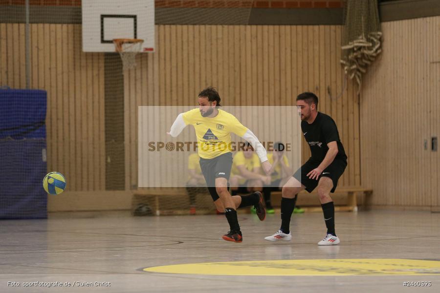 sport, action, Sinngrundhalle, SG Laudenbach-Himmelstadt, Hallenfussball, Fussball, FV Gemünden/Seifriedsburg, Burgsinn, BFV, 27.12.2024, 27. Hagemann Midnight-Event 2024 - Bild-ID: 2460393