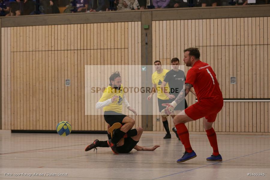 sport, action, Sinngrundhalle, SG Laudenbach-Himmelstadt, Hallenfussball, Fussball, FV Gemünden/Seifriedsburg, Burgsinn, BFV, 27.12.2024, 27. Hagemann Midnight-Event 2024 - Bild-ID: 2460396