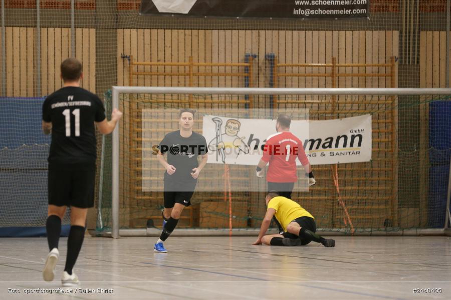 sport, action, Sinngrundhalle, SG Laudenbach-Himmelstadt, Hallenfussball, Fussball, FV Gemünden/Seifriedsburg, Burgsinn, BFV, 27.12.2024, 27. Hagemann Midnight-Event 2024 - Bild-ID: 2460405
