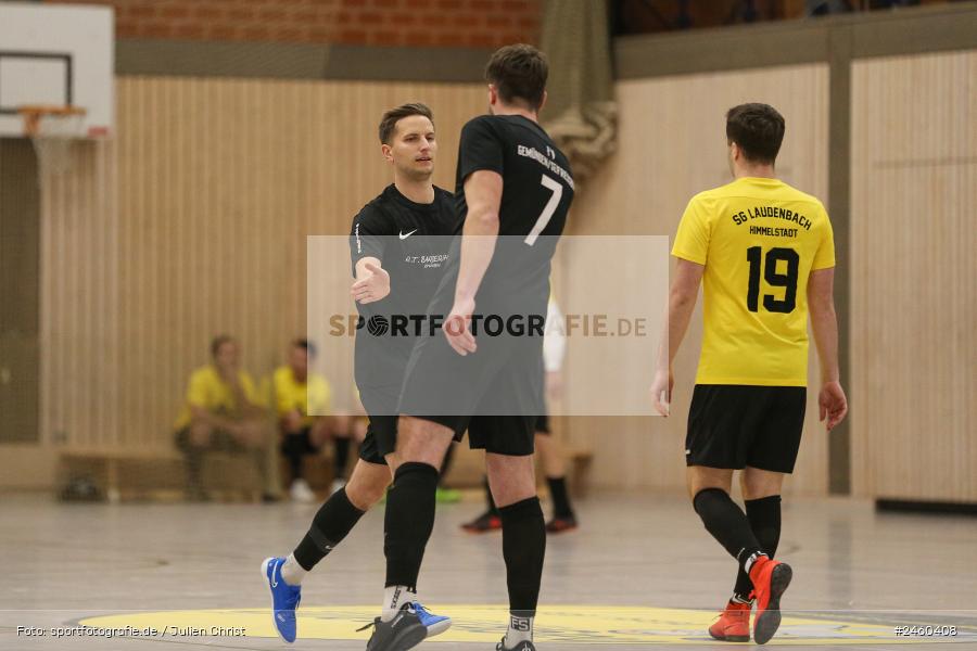 sport, action, Sinngrundhalle, SG Laudenbach-Himmelstadt, Hallenfussball, Fussball, FV Gemünden/Seifriedsburg, Burgsinn, BFV, 27.12.2024, 27. Hagemann Midnight-Event 2024 - Bild-ID: 2460408