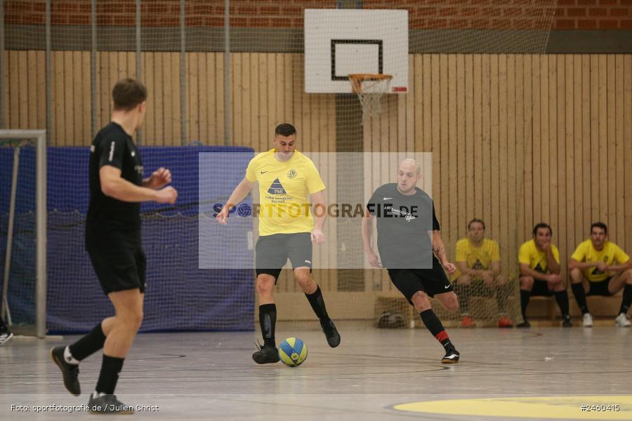 sport, action, Sinngrundhalle, SG Laudenbach-Himmelstadt, Hallenfussball, Fussball, FV Gemünden/Seifriedsburg, Burgsinn, BFV, 27.12.2024, 27. Hagemann Midnight-Event 2024 - Bild-ID: 2460415