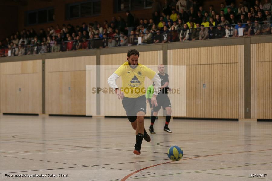 sport, action, Sinngrundhalle, SG Laudenbach-Himmelstadt, Hallenfussball, Fussball, FV Gemünden/Seifriedsburg, Burgsinn, BFV, 27.12.2024, 27. Hagemann Midnight-Event 2024 - Bild-ID: 2460417