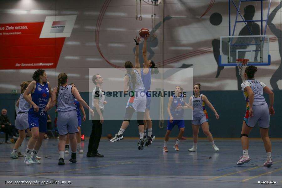 sport, action, TVM, TV Marktheidenfeld, Regionalliga Damen HR-Nord, RLS, Marktheidenfeld, Hans-Wilhelm-Renkhoff Halle, ChemCats Chemnitz 2, CCC, Basketball, 11.01.2025 - Bild-ID: 2460424