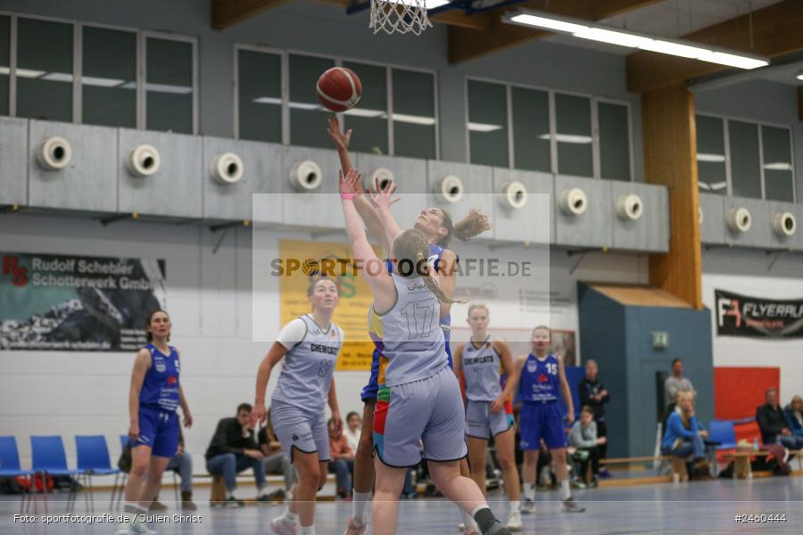 sport, action, TVM, TV Marktheidenfeld, Regionalliga Damen HR-Nord, RLS, Marktheidenfeld, Hans-Wilhelm-Renkhoff Halle, ChemCats Chemnitz 2, CCC, Basketball, 11.01.2025 - Bild-ID: 2460444