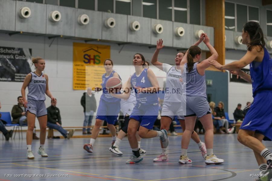 sport, action, TVM, TV Marktheidenfeld, Regionalliga Damen HR-Nord, RLS, Marktheidenfeld, Hans-Wilhelm-Renkhoff Halle, ChemCats Chemnitz 2, CCC, Basketball, 11.01.2025 - Bild-ID: 2460491