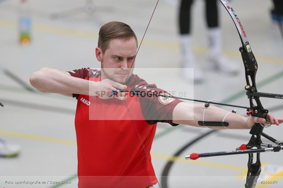 sport, action, Nägelseesportzentrum, Lohr am Main, Bogen, 3. Wettkampftag, 2. Bundesliga Süd, 11.01.2025 - Bild-ID: 2460671 sport, action, Nägelseesportzentrum, Lohr am Main, Bogen, 3. Wettkampftag, 2. Bundesliga Süd, 11.01.2025 - Bild-ID: 2460671
