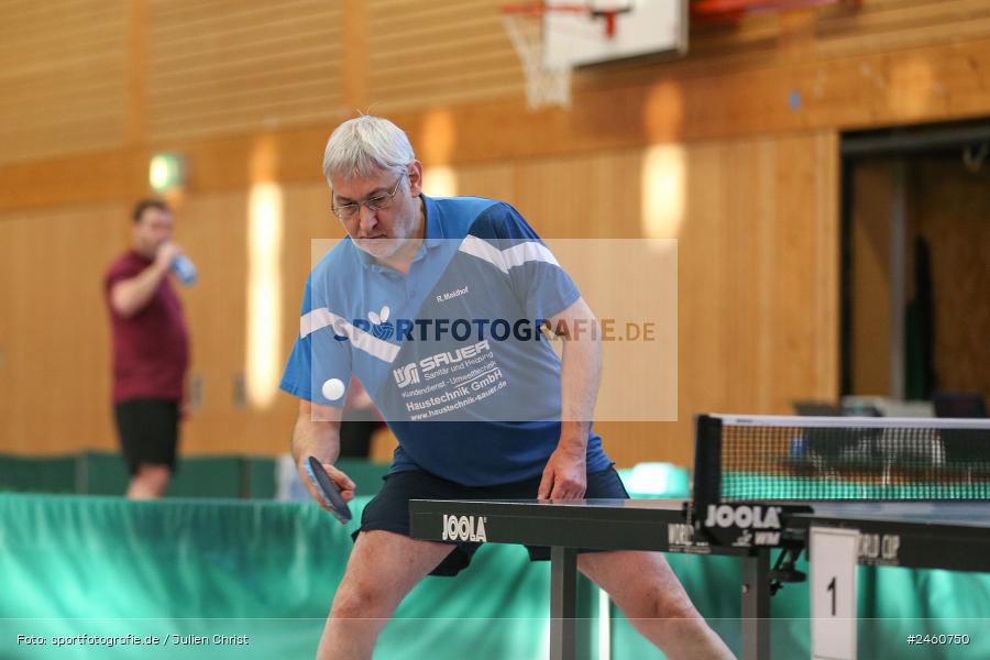 sport, action, Tischtennis, Heuberghalle, Frammersbach, Bezirks-Einzelmeisterschaften, 12.01.2025 - Bild-ID: 2460750