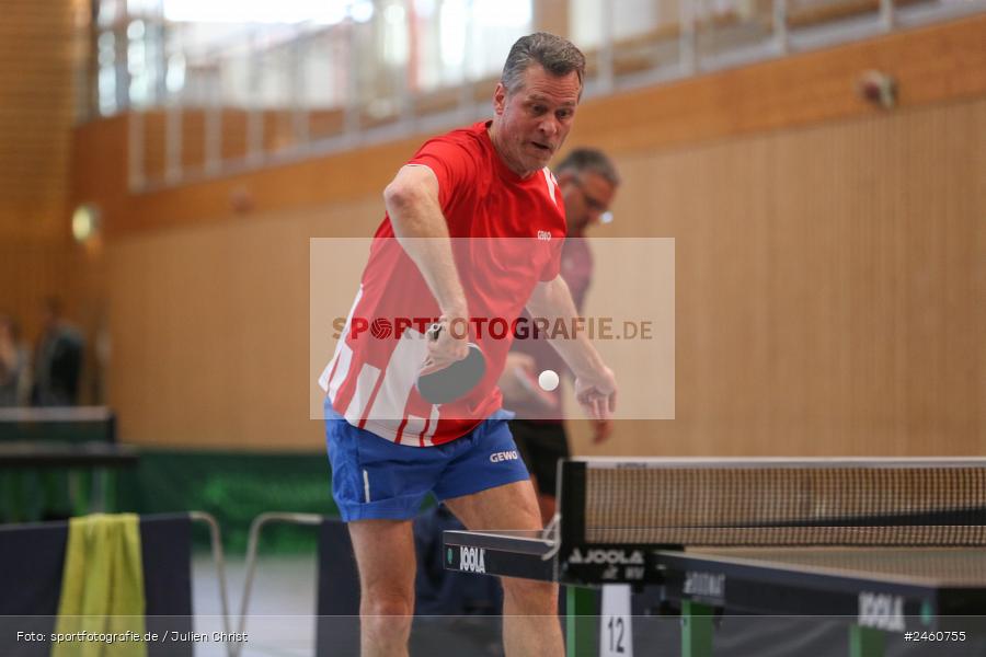 sport, action, Tischtennis, Heuberghalle, Frammersbach, Bezirks-Einzelmeisterschaften, 12.01.2025 - Bild-ID: 2460755