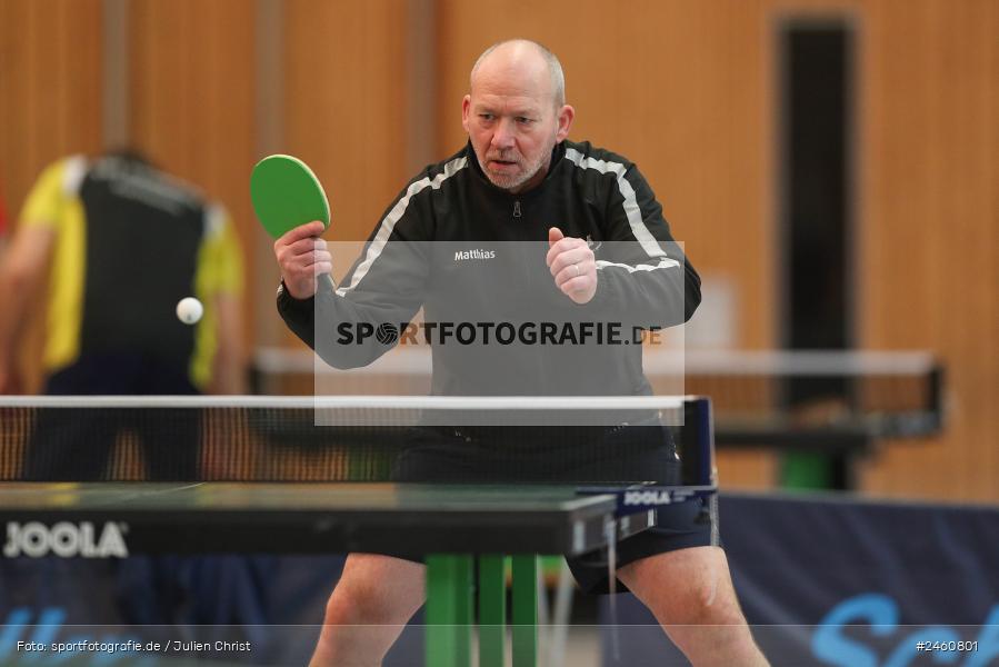 sport, action, Tischtennis, Heuberghalle, Frammersbach, Bezirks-Einzelmeisterschaften, 12.01.2025 - Bild-ID: 2460801 sport, action, Tischtennis, Heuberghalle, Frammersbach, Bezirks-Einzelmeisterschaften, 12.01.2025 - Bild-ID: 2460801