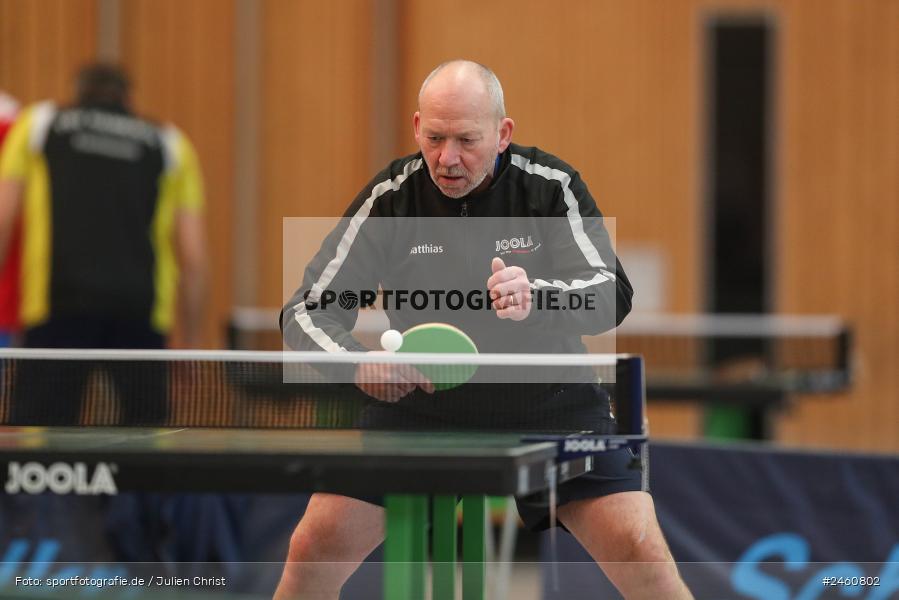 sport, action, Tischtennis, Heuberghalle, Frammersbach, Bezirks-Einzelmeisterschaften, 12.01.2025 - Bild-ID: 2460802 sport, action, Tischtennis, Heuberghalle, Frammersbach, Bezirks-Einzelmeisterschaften, 12.01.2025 - Bild-ID: 2460802