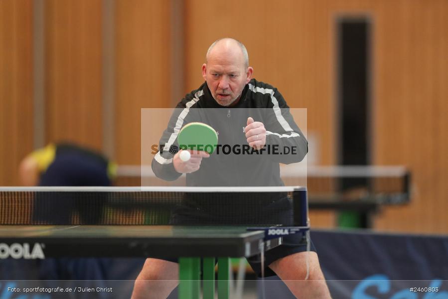sport, action, Tischtennis, Heuberghalle, Frammersbach, Bezirks-Einzelmeisterschaften, 12.01.2025 - Bild-ID: 2460803 sport, action, Tischtennis, Heuberghalle, Frammersbach, Bezirks-Einzelmeisterschaften, 12.01.2025 - Bild-ID: 2460803