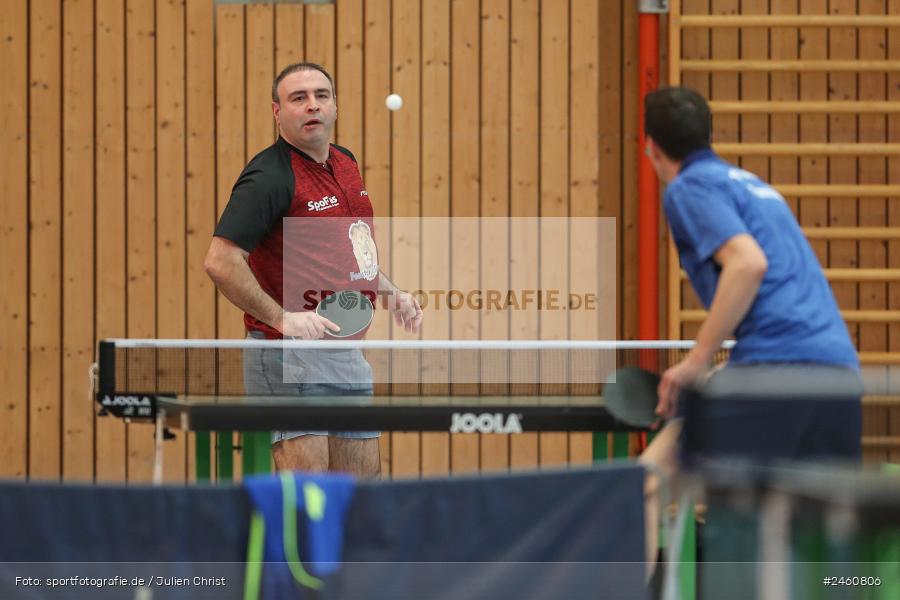 sport, action, Tischtennis, Heuberghalle, Frammersbach, Bezirks-Einzelmeisterschaften, 12.01.2025 - Bild-ID: 2460806