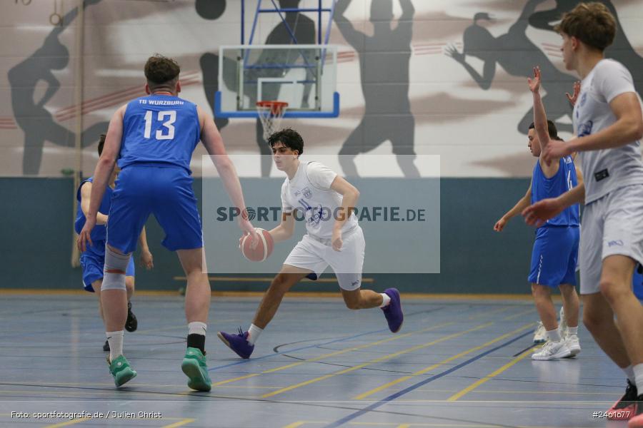 Hans-Wilhelm-Renkhoff-Halle, Marktheidenfeld, 18.01.2025, sport, action, Basketball, BOL, Bezirksoberliga, TGW, TVM, TG Würzburg 2, TV Marktheidenfeld - Bild-ID: 2461677 Hans-Wilhelm-Renkhoff-Halle, Marktheidenfeld, 18.01.2025, sport, action, Basketball, BOL, Bezirksoberliga, TGW, TVM, TG Würzburg 2, TV Marktheidenfeld - Bild-ID: 2461677