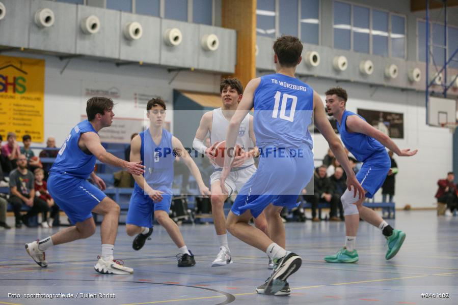 Hans-Wilhelm-Renkhoff-Halle, Marktheidenfeld, 18.01.2025, sport, action, Basketball, BOL, Bezirksoberliga, TGW, TVM, TG Würzburg 2, TV Marktheidenfeld - Bild-ID: 2461682