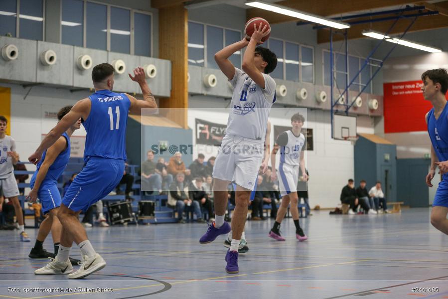 Hans-Wilhelm-Renkhoff-Halle, Marktheidenfeld, 18.01.2025, sport, action, Basketball, BOL, Bezirksoberliga, TGW, TVM, TG Würzburg 2, TV Marktheidenfeld - Bild-ID: 2461685 Hans-Wilhelm-Renkhoff-Halle, Marktheidenfeld, 18.01.2025, sport, action, Basketball, BOL, Bezirksoberliga, TGW, TVM, TG Würzburg 2, TV Marktheidenfeld - Bild-ID: 2461685