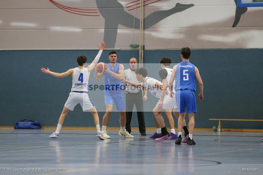 Hans-Wilhelm-Renkhoff-Halle, Marktheidenfeld, 18.01.2025, sport, action, Basketball, BOL, Bezirksoberliga, TGW, TVM, TG Würzburg 2, TV Marktheidenfeld - Bild-ID: 2461691